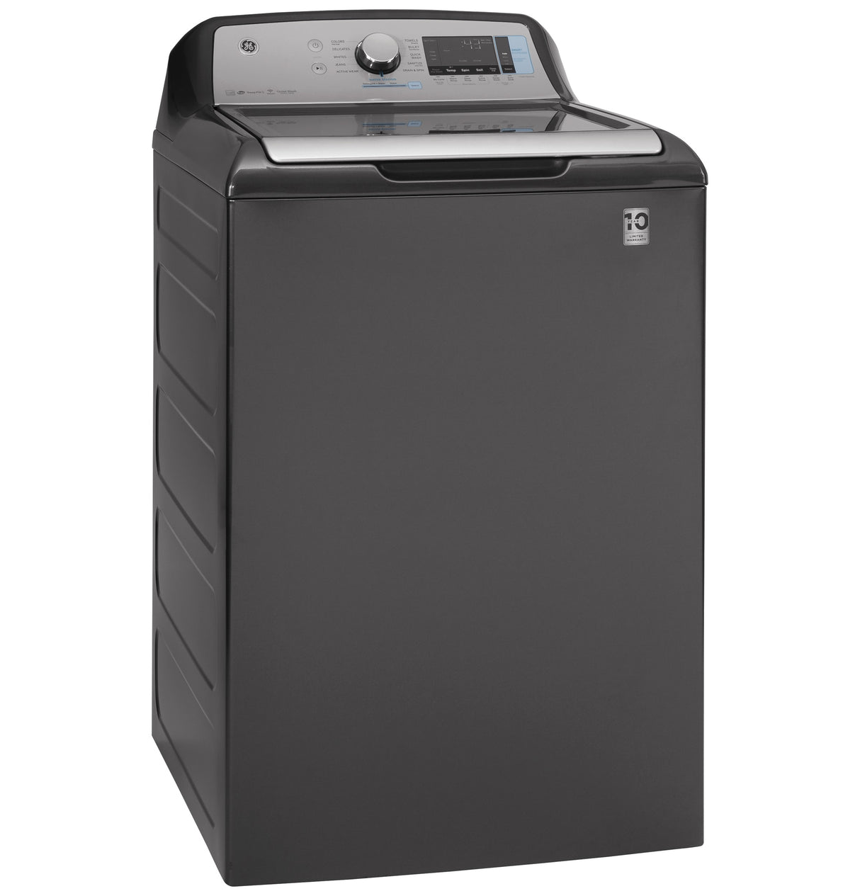 GE(R) ENERGY STAR(R) 5.2 cu. ft. Capacity Smart Washer with Sanitize w/Oxi and SmartDispense - (GTW840CPNDG)