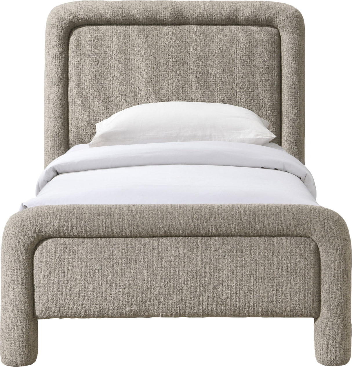 Baylor - Fabric With Interwoven Chenille Upholstered Bed