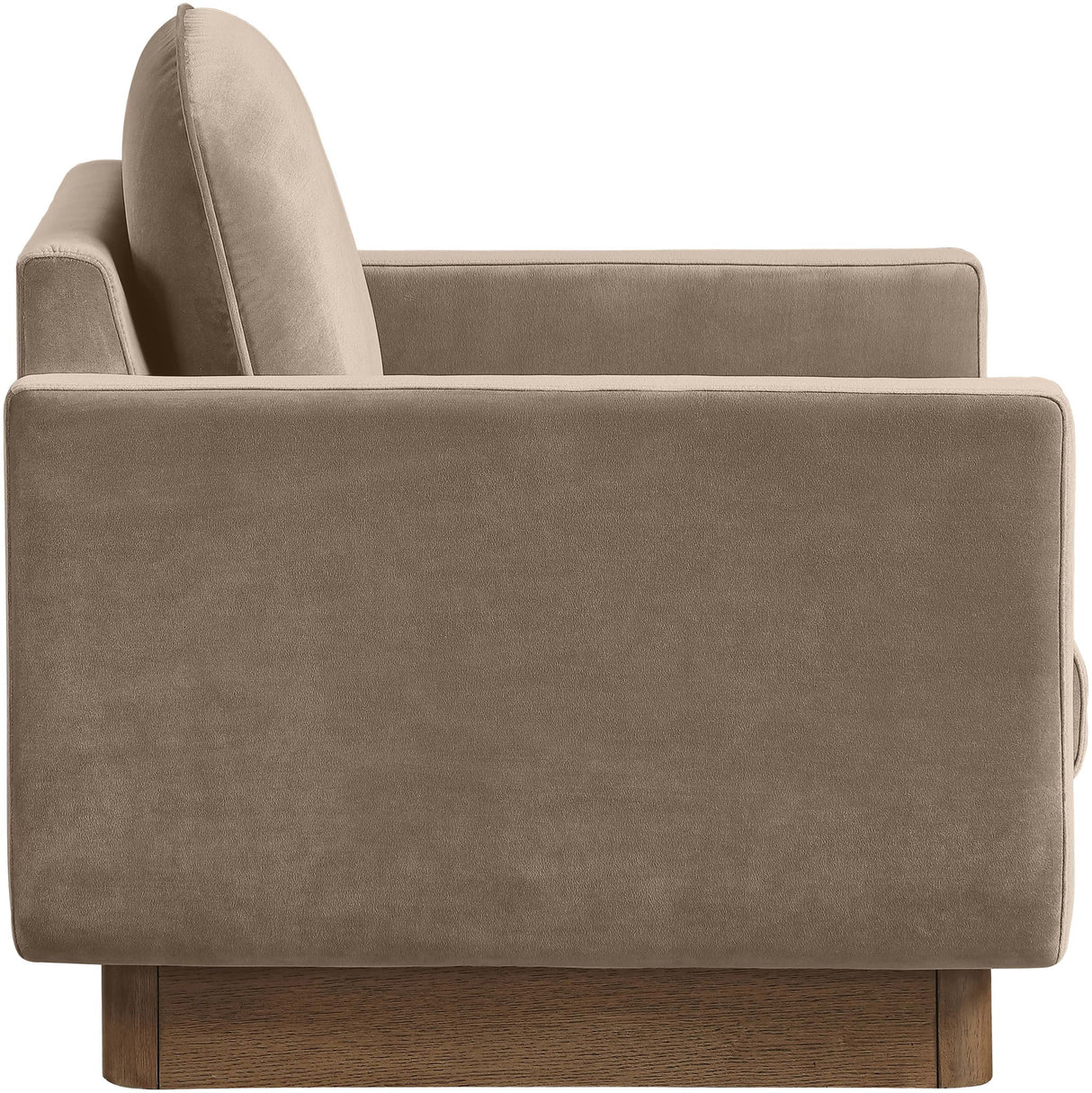 Diviento - Velvet Performance Fabric Upholstered Accent Chair