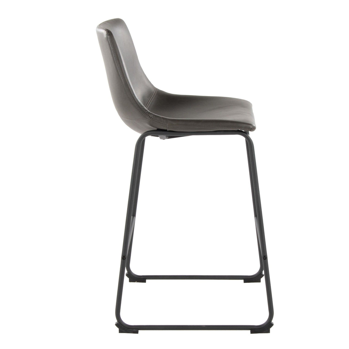 Duke - 26" Fixed-Height Stool - Black Metal