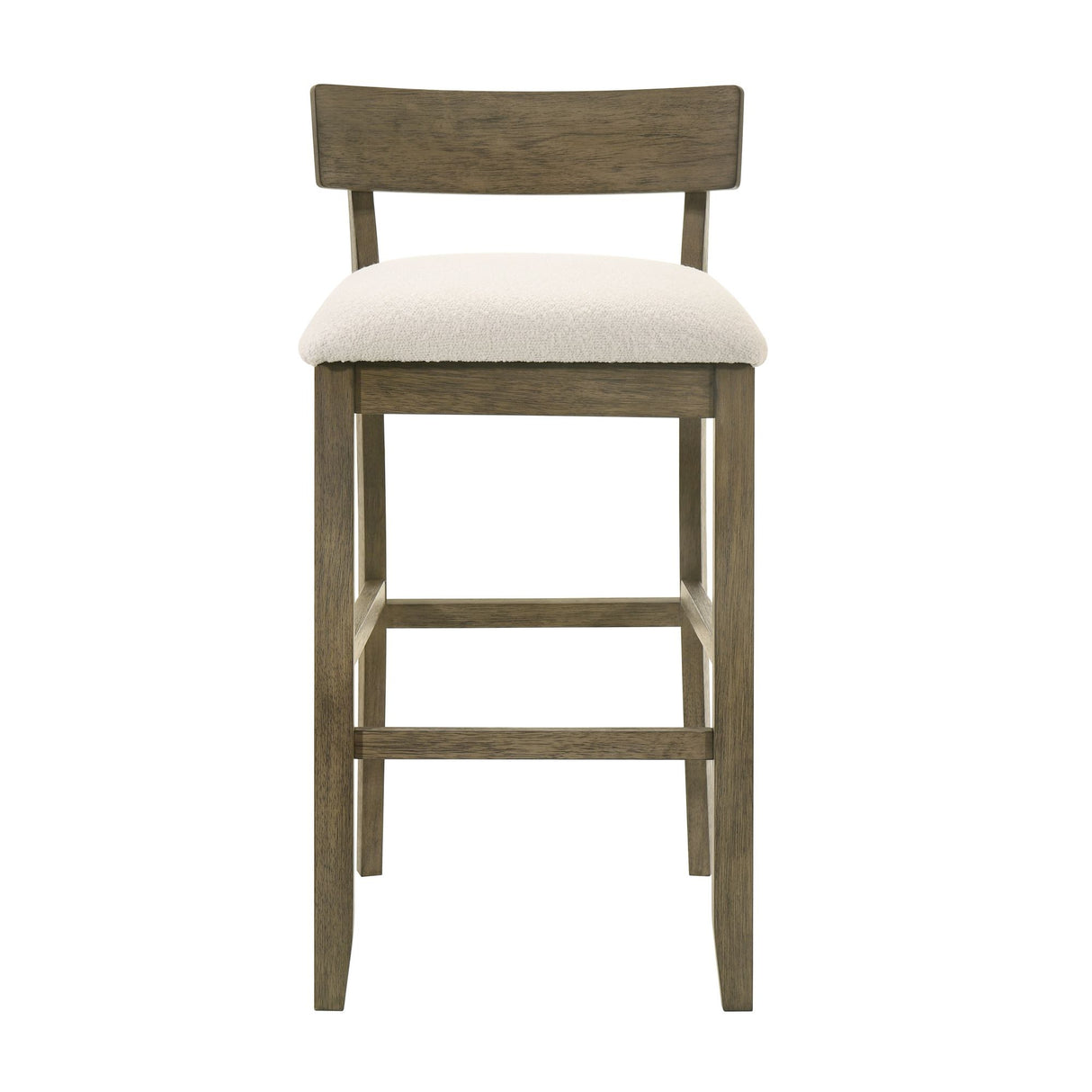 Merie - Modern Transitional Wood Bar Height Kitchen Bar Stool