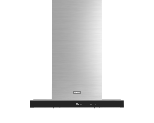 Dacor DHD30U990WS 30 Inch Chimney Wall Hood Silver Stainless front view