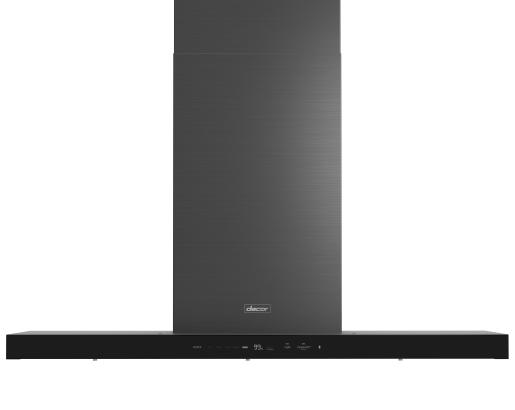 Dacor DHD48U990WM 48 Inch Chimney Wall Hood Graphite Stainless front view