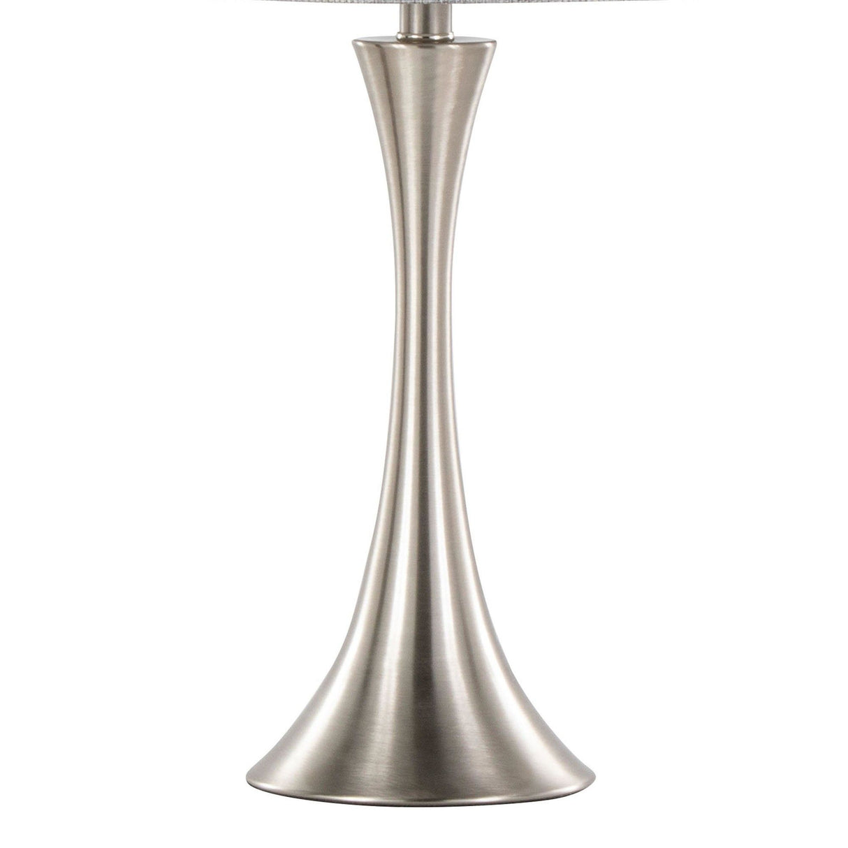 Lenuxe - 24" Metal Table Lamp (Set of 2) - Polished Nickel