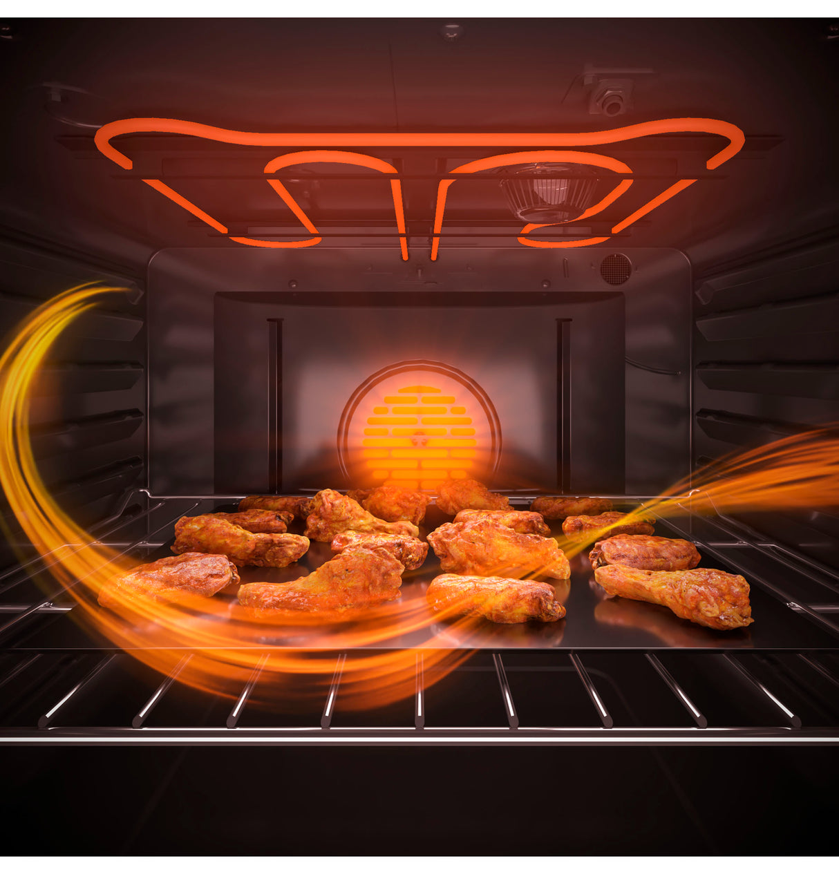 GE JSS86SPSS - 30 in. 6.6 cu. ft. Air Fry True European Convection Double Oven Slide-In Electric Range with Smoothtop Burners - Stainless Steel