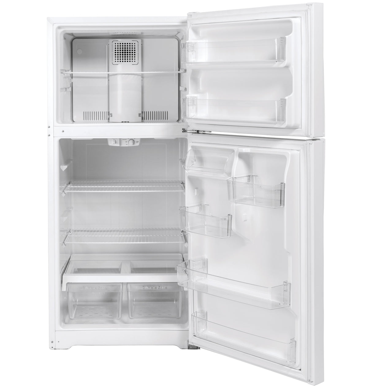 GE GTE19DTNRWW - 19.2 Cu. Ft. Top-Freezer Refrigerator - White