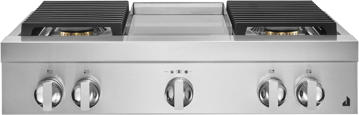 JennAir JGCP536HM 36 inch NOIR gas rangetop stainless steel