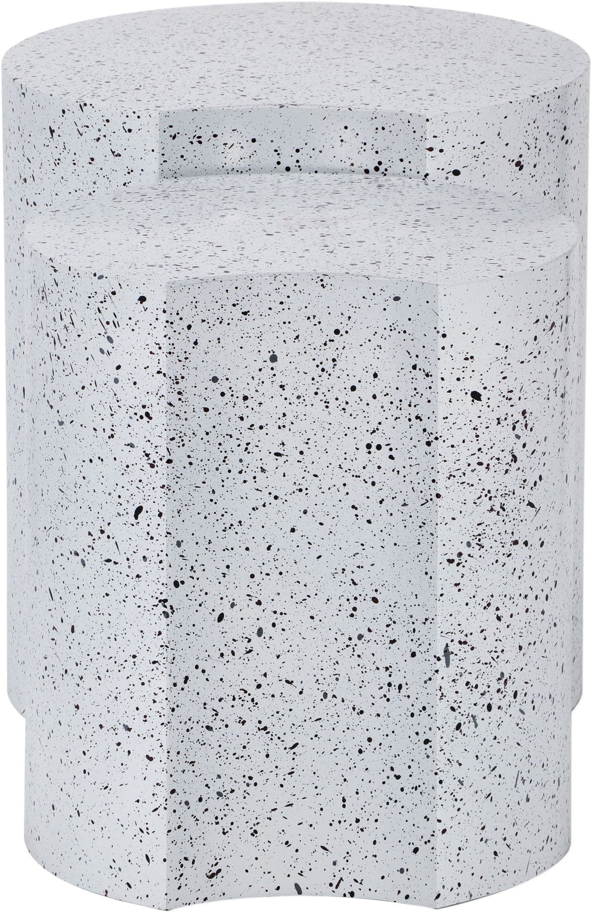 Dimple - Modular End Table - Terazzo Finish