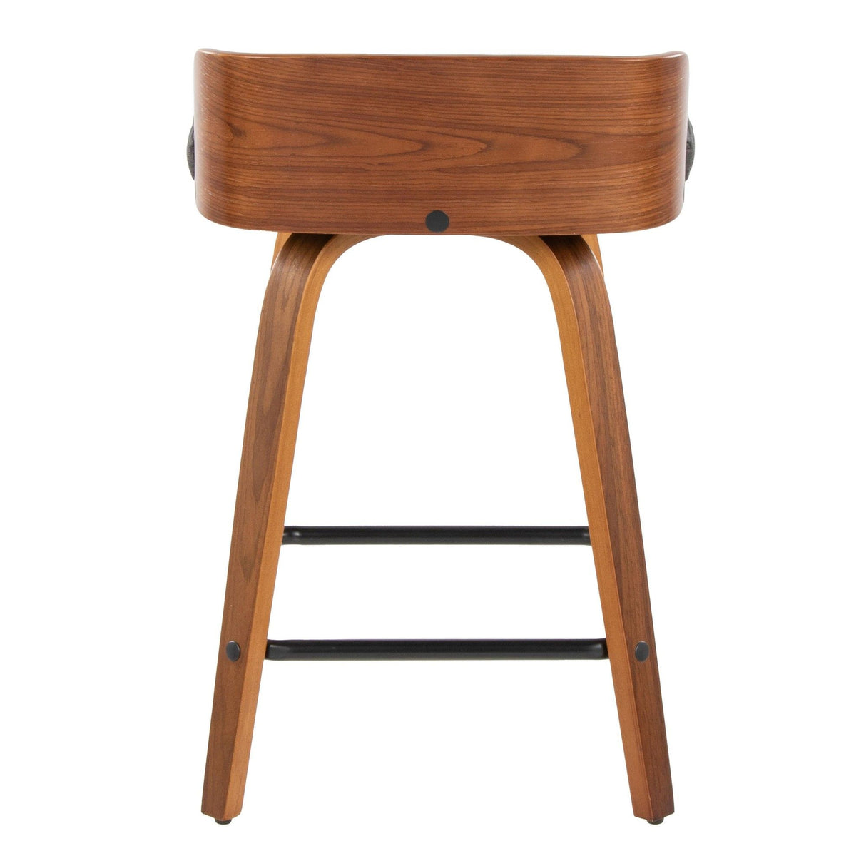 Maya - 24" Fixed-Height Counter Stool (Set of 2) - Dark Brown