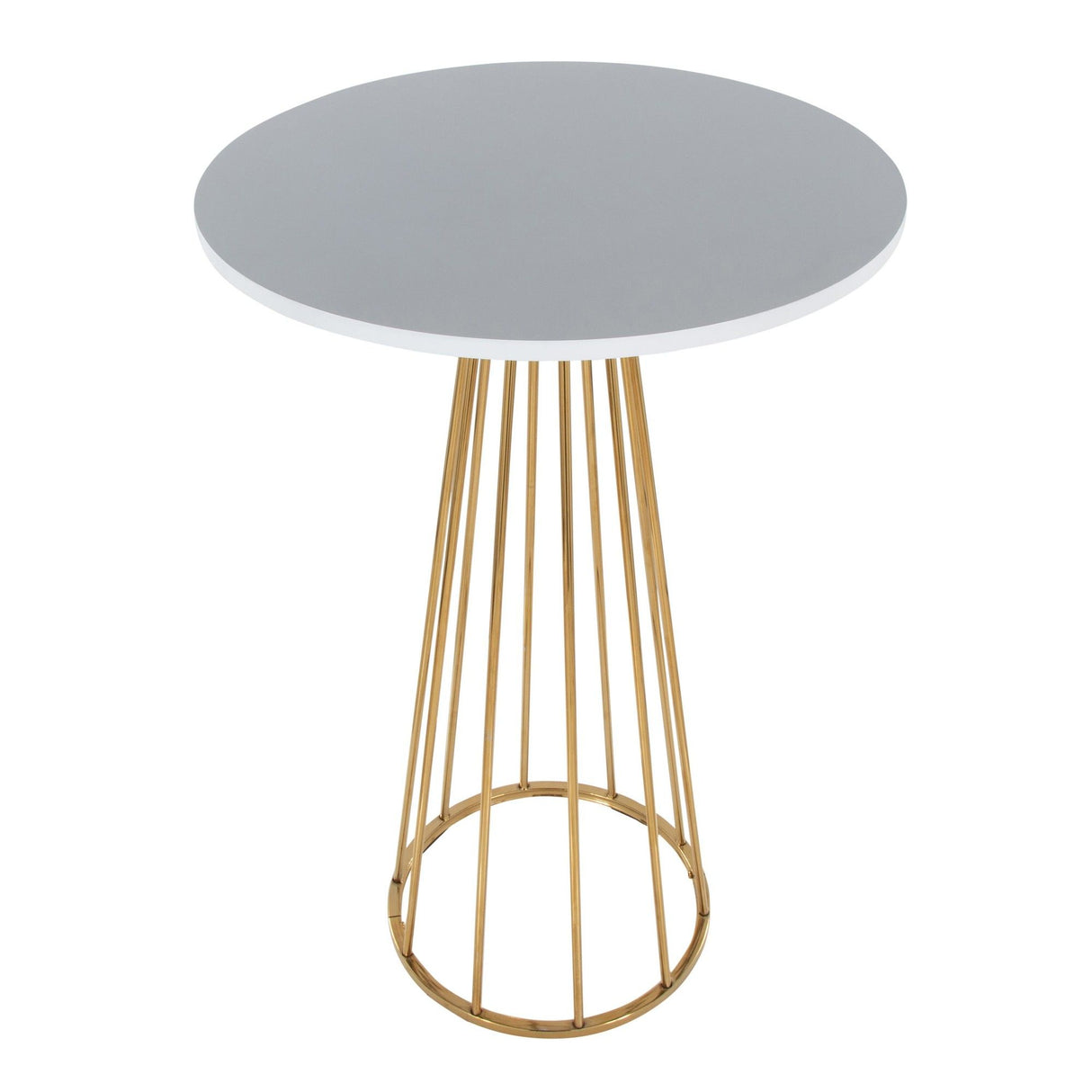 Canary - Bar Table - Gold Metal