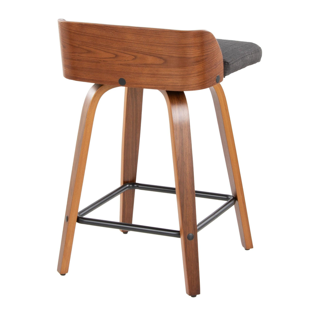 Maya - 24" Fixed-Height Counter Stool (Set of 2) - Dark Brown