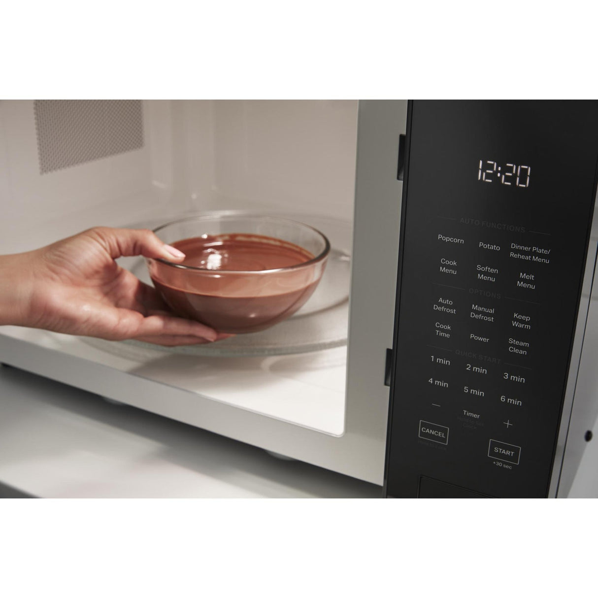 Whirlpool WMCS7022PB 1.6 cu. ft. Countertop Microwave Black