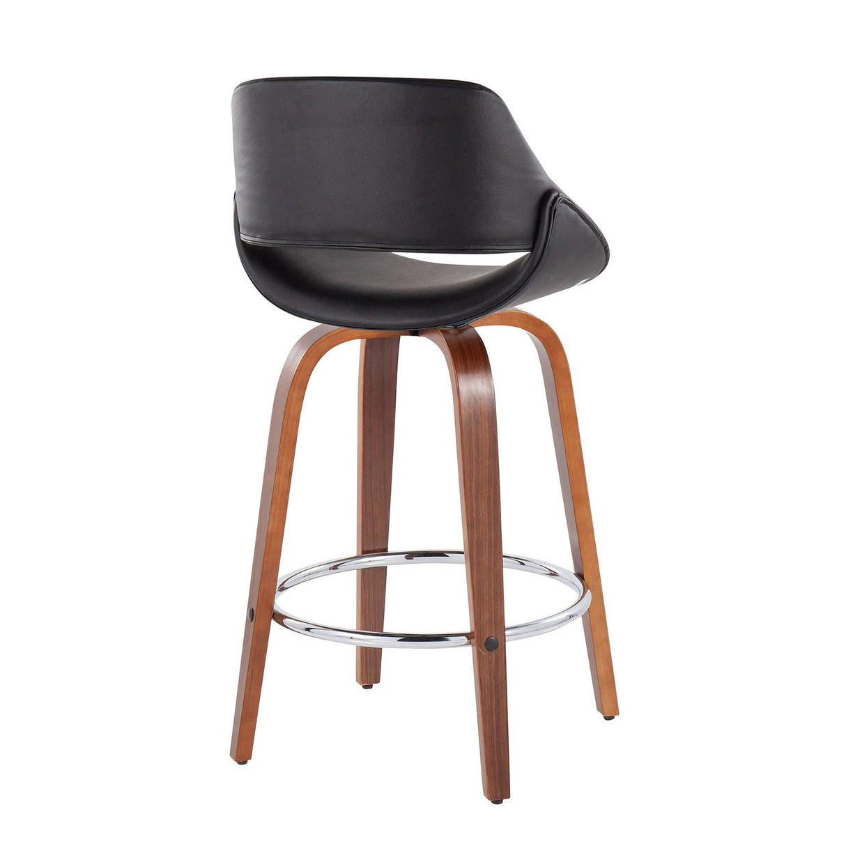 Fabrizzi - Fixed-Height Counter Stool - Round Footrest (Set of 2)