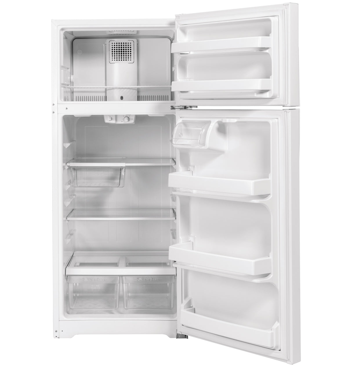 GE GTE18GTNRWW - 28 in. 17.5 Cu. Ft. Top-Freezer Refrigerator - White