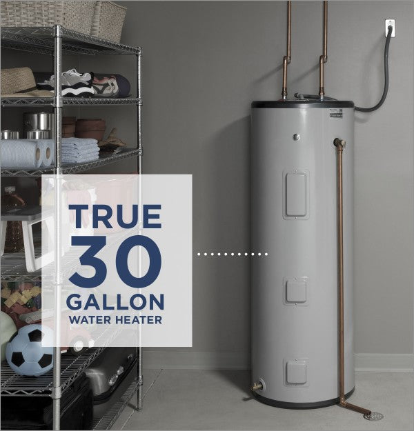 GE GE30S08BAM 30 Gallon Electric Water Heater