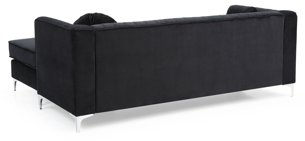 Delray - Micro Suede Sofa Chaise