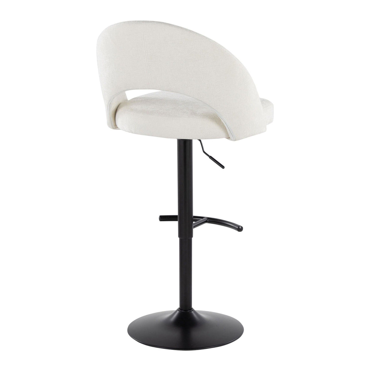 Renee - Adjustable Barstool (Set of 2) - Black Base
