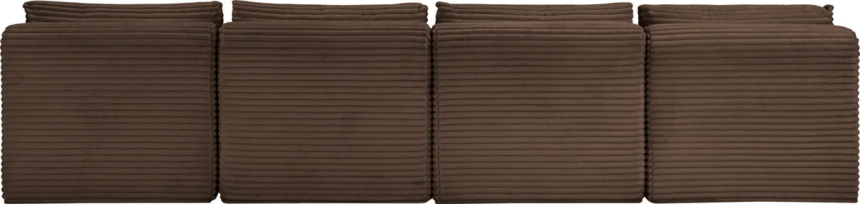 Shaggy - 4 Seat Modular Armless Sofa