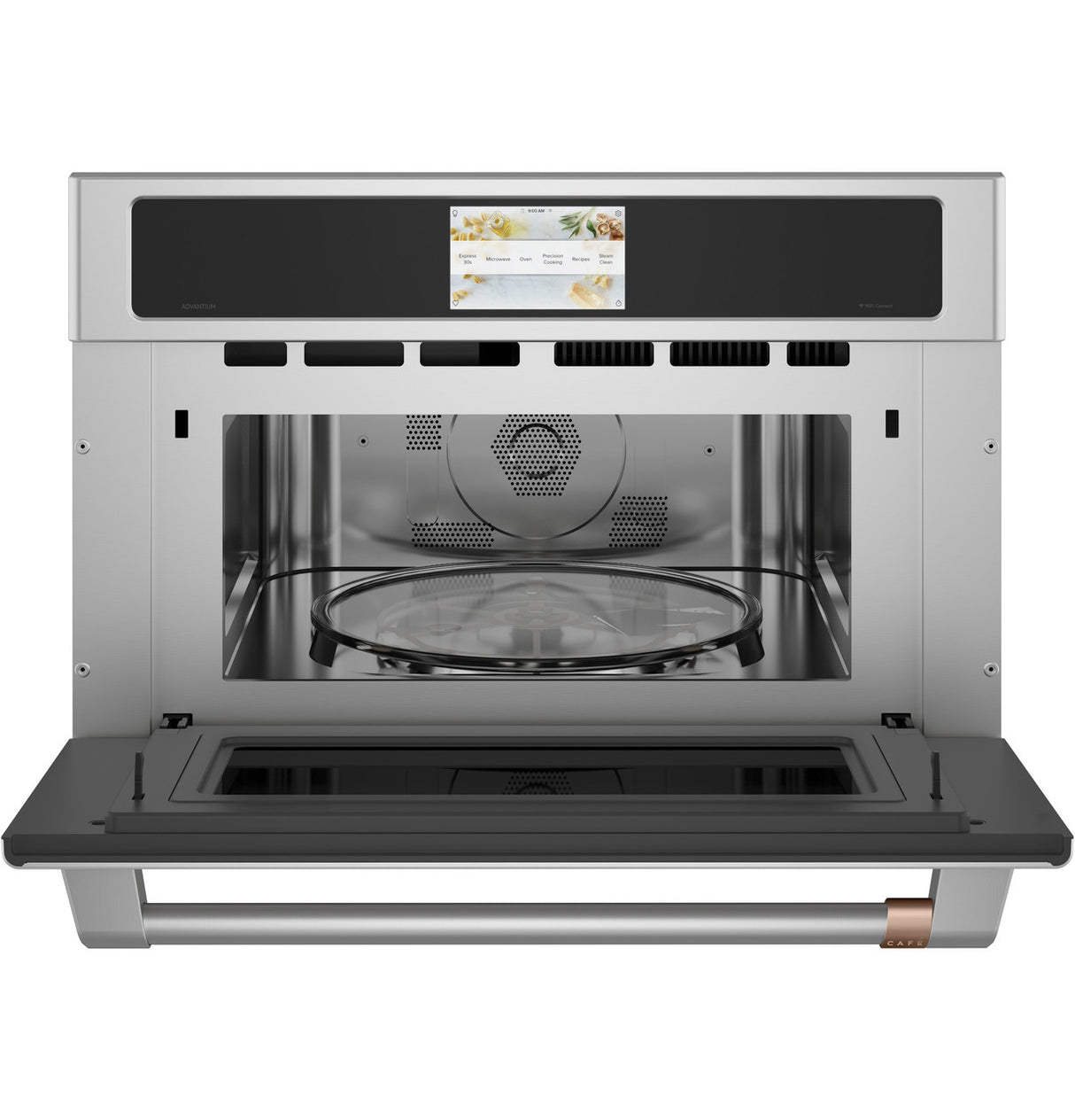 Café 30 in. Single Wall Oven with Advantium Speedcook Technology, Stainless Steel - CSB923P2VS1
