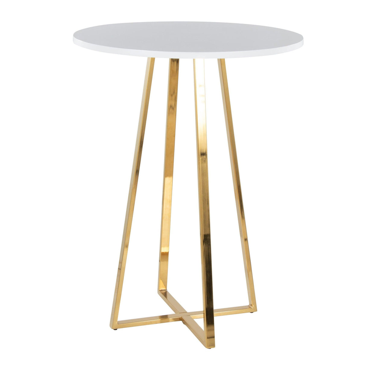 Cosmo - Counter Table - Gold Metal