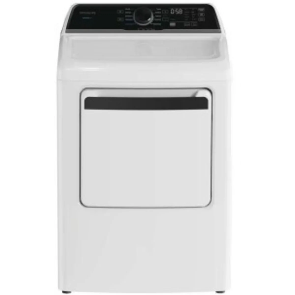 27 Inch Gas Dryer with 7.0 cu ft Capacity, Stainless Steel Drum, Moisture Sensor, Wrinkle Care, Child Lock, Reversible Door, 11 Dryer Cycles, 5 Drying Temperatures and 1 Year Warranty