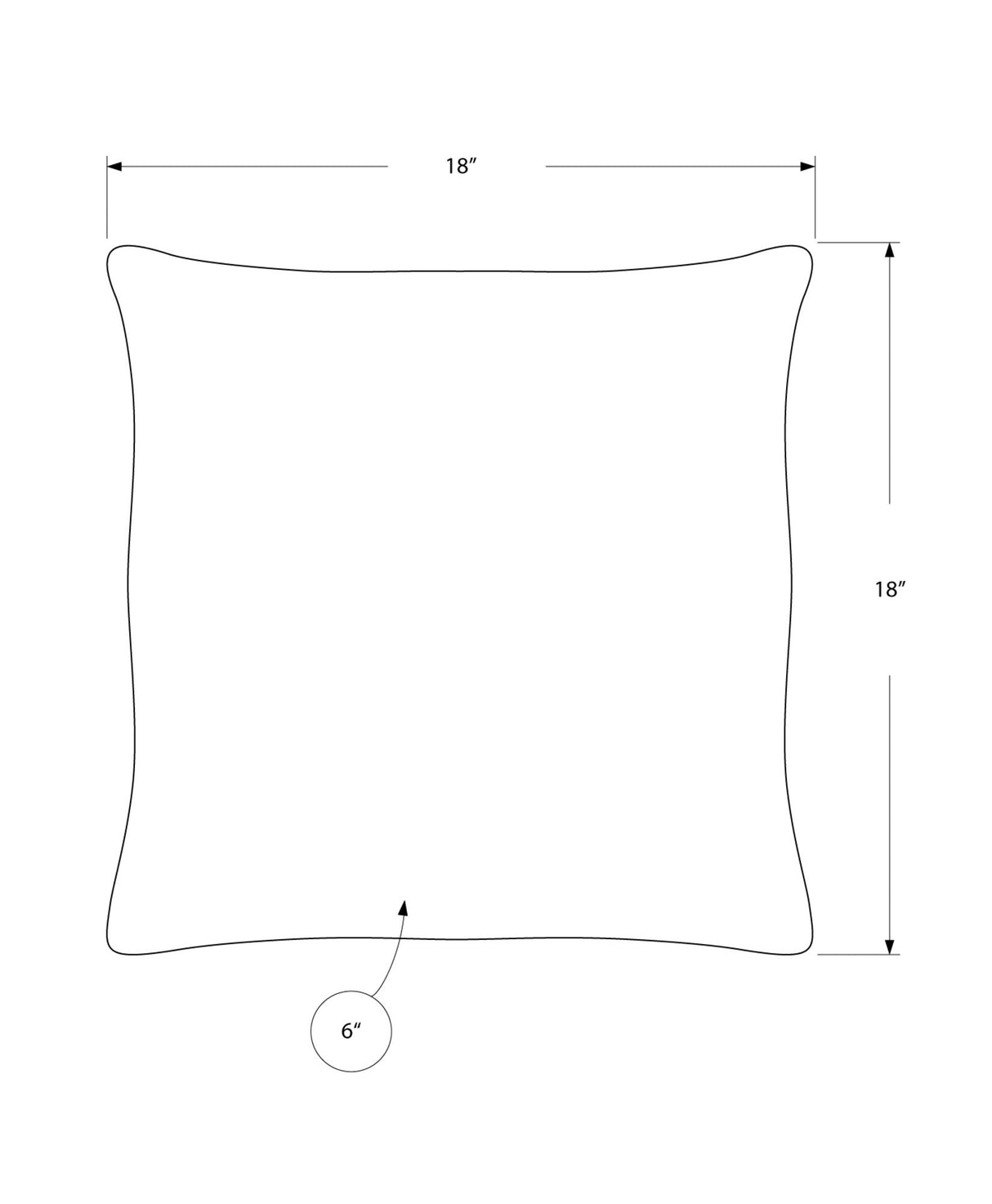 Square Pillows, Insert Included, Decorative Throw, Hypoallergenic Polyester