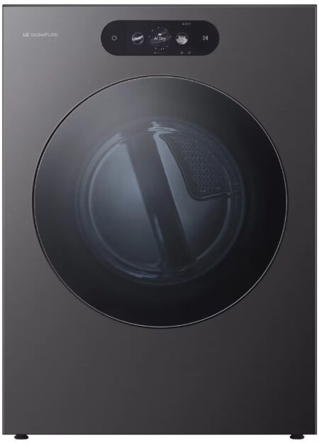 LG SIGNATURE DLGX9901B 29 inch front load gas dryer