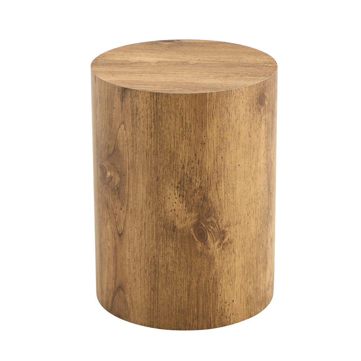 Cylindrical End Coffee Table, Living Room Furniture - Wood