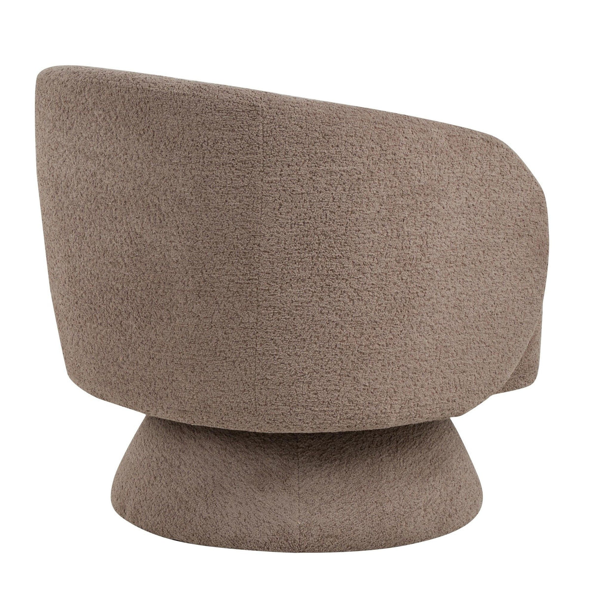 Zara - Upholstered Contemporary Swivel Accent Chair With Pillow