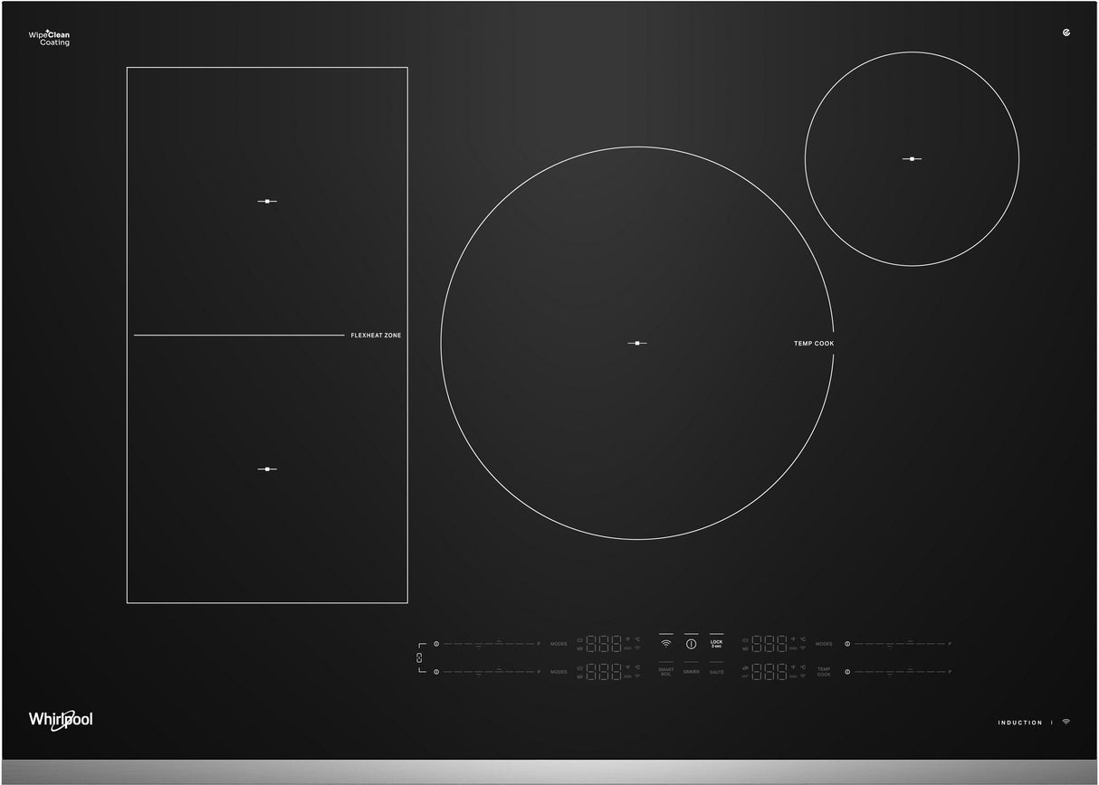 Whirlpool WCIT7530SS stainless trim induction cooktop