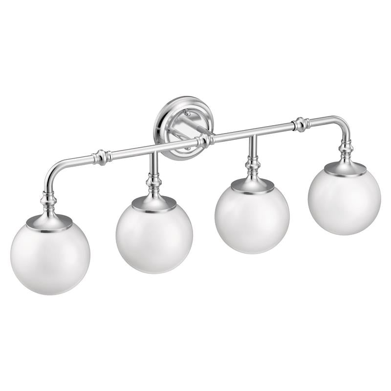Colinet Chrome four globe bath light - (YB0564CH)