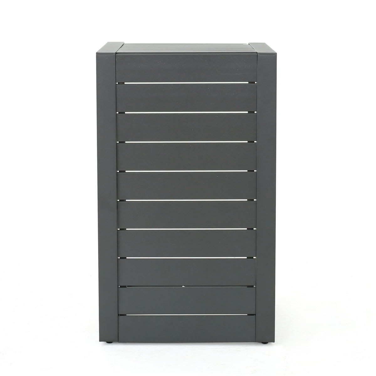 Aluminum Outdoor C - Shaped Side Table For Patio