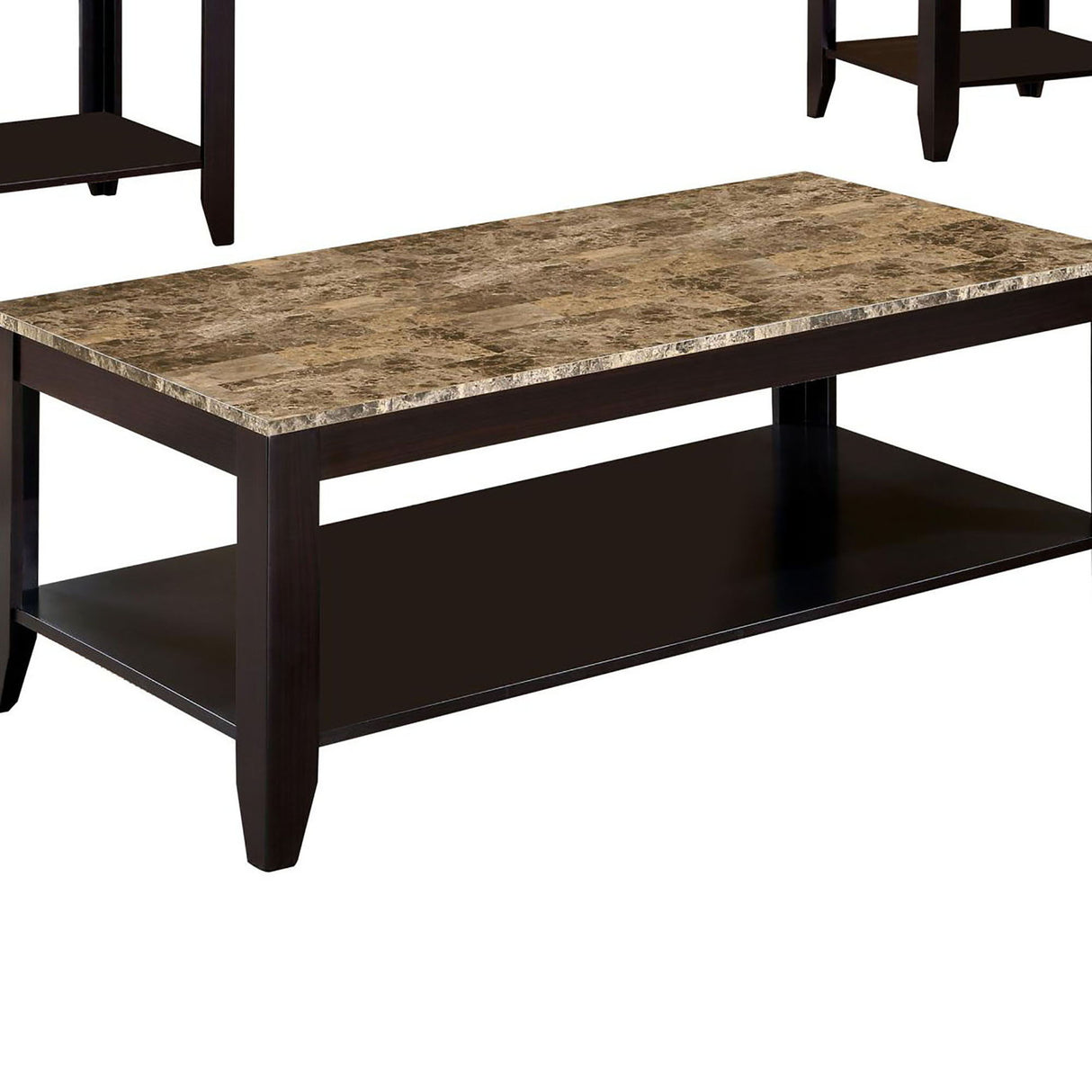 Occasional - Set, 3 Piece Living Room Table Set - Brown