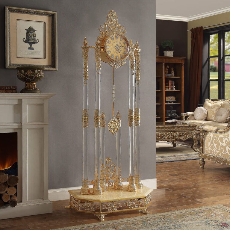 HD-8817 - Accessories Clock - Metallic Gold