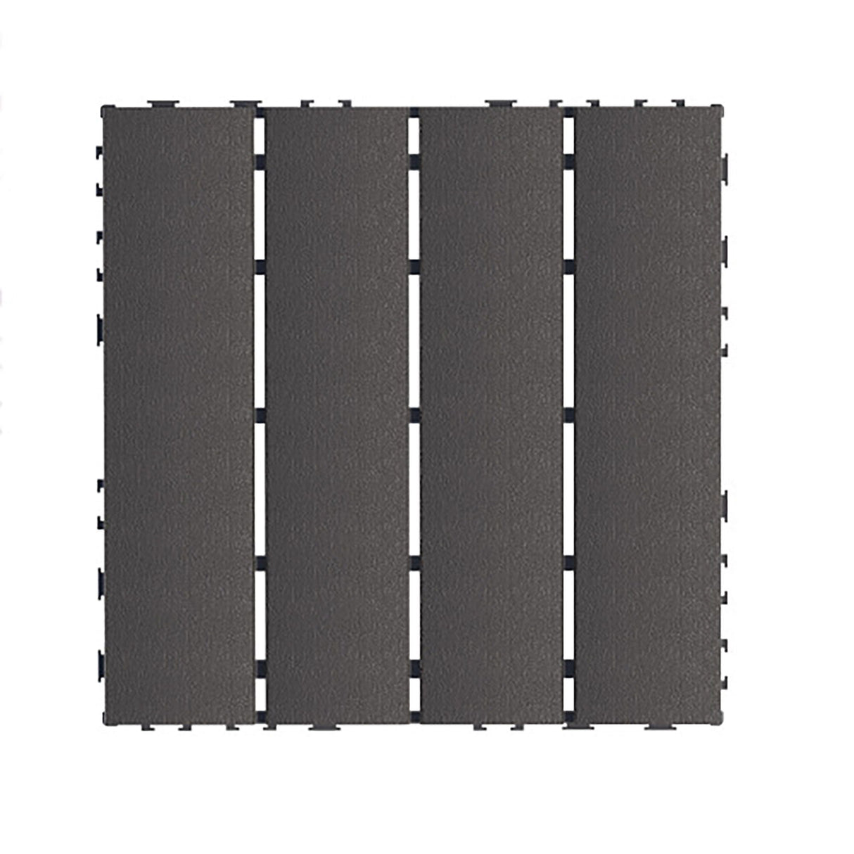 Plastic Interlocking 44 Pack Patio Deck Tiles, Square Waterproof Outdoor All Weather Use