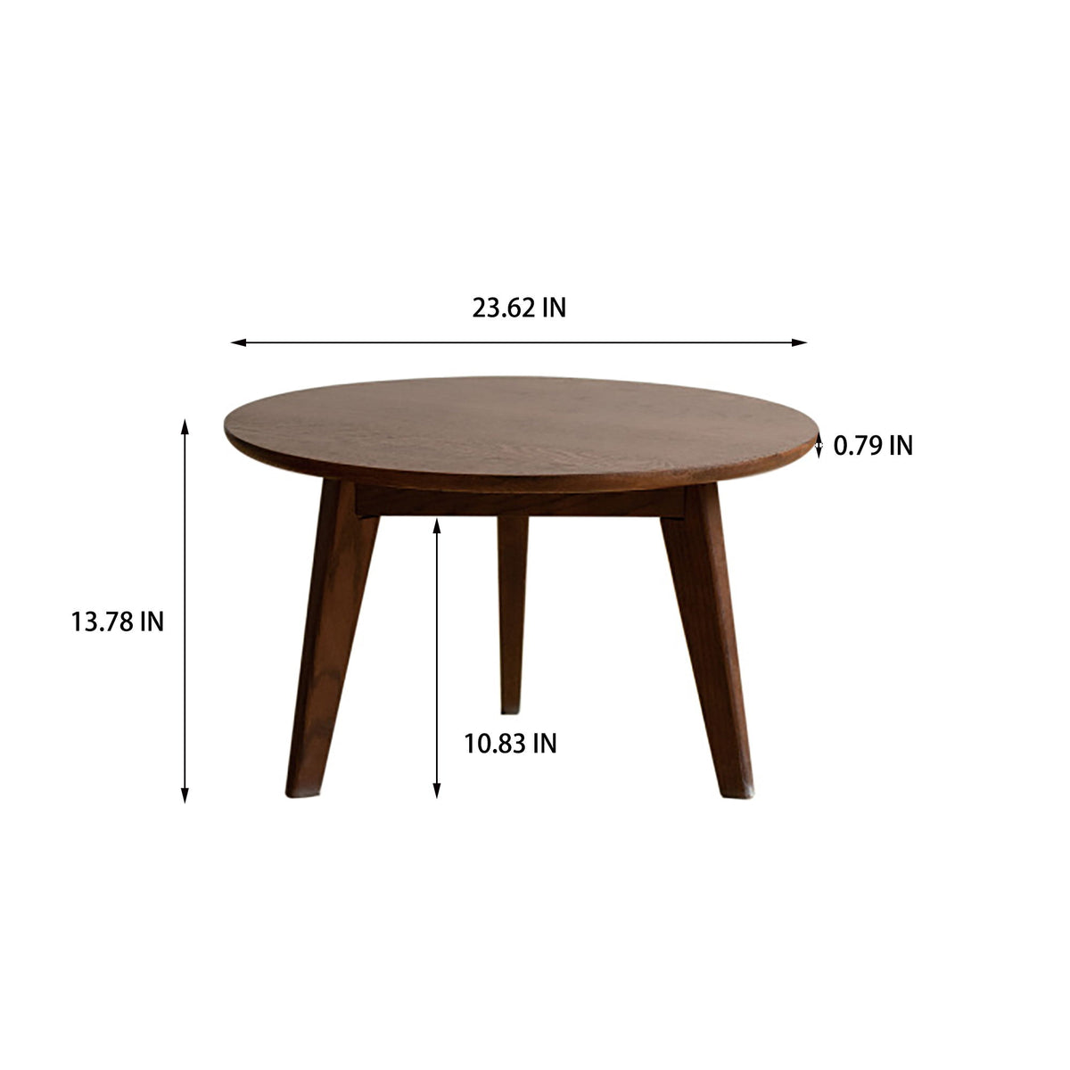 Center Low Coffee Table - Walnut