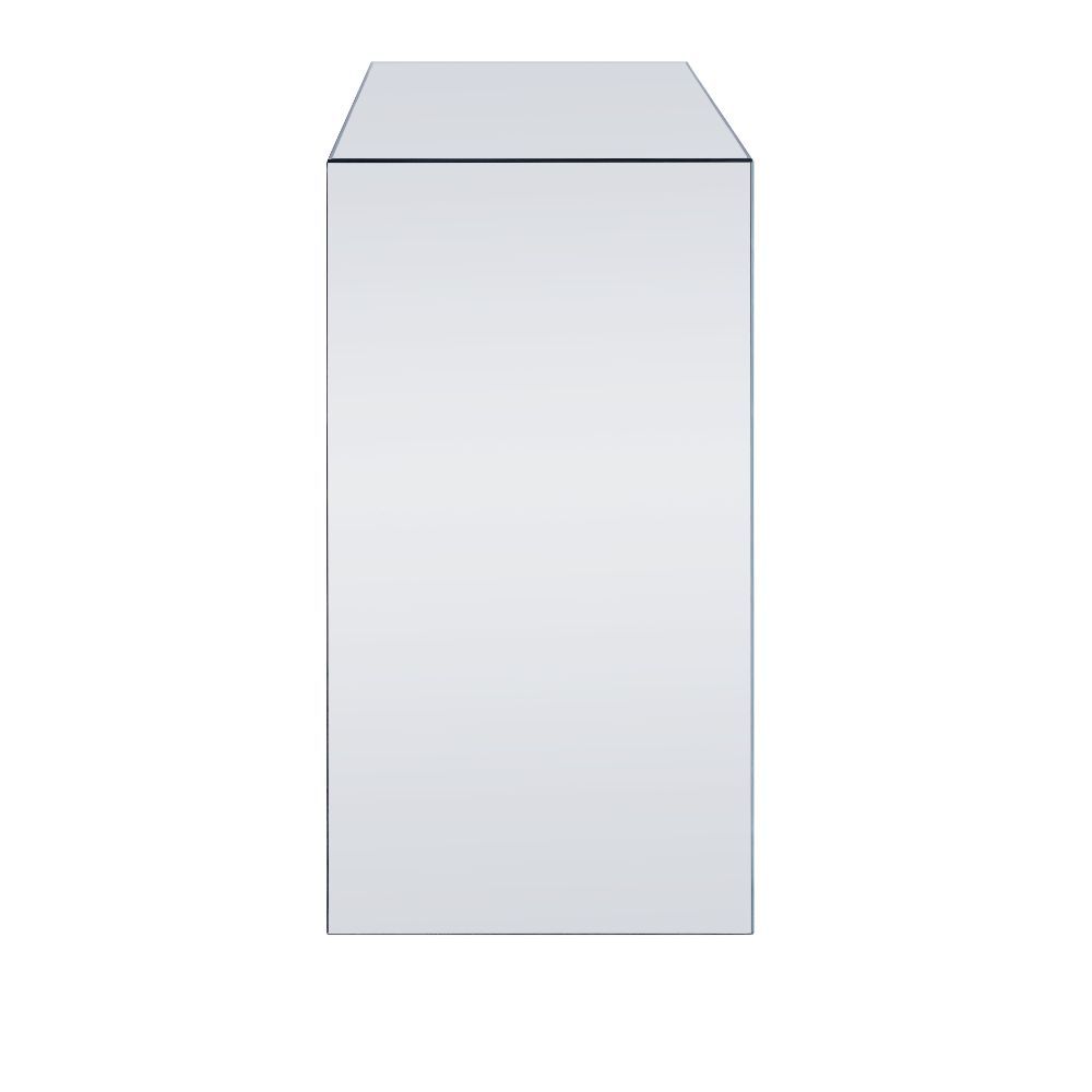 Noralie - 32" Console Cabinet - Mirrored & Faux Diamonds