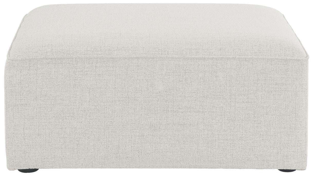 Cube - Linen Ottoman