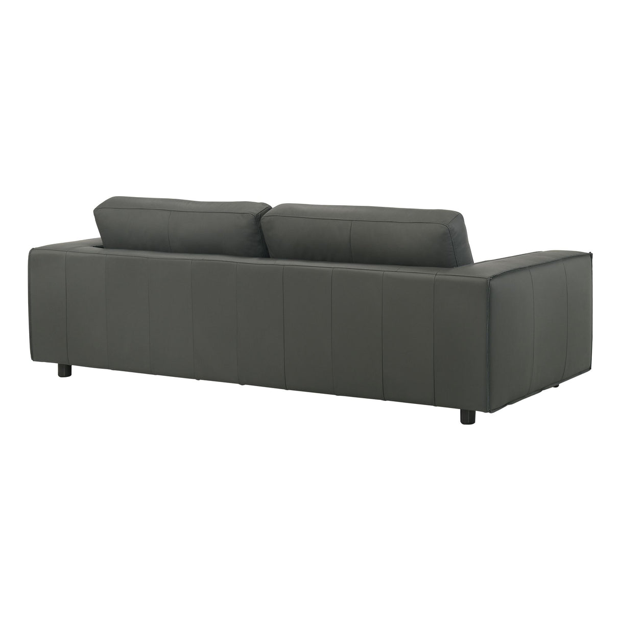 Clayton - Leather Sofa With Track Arms