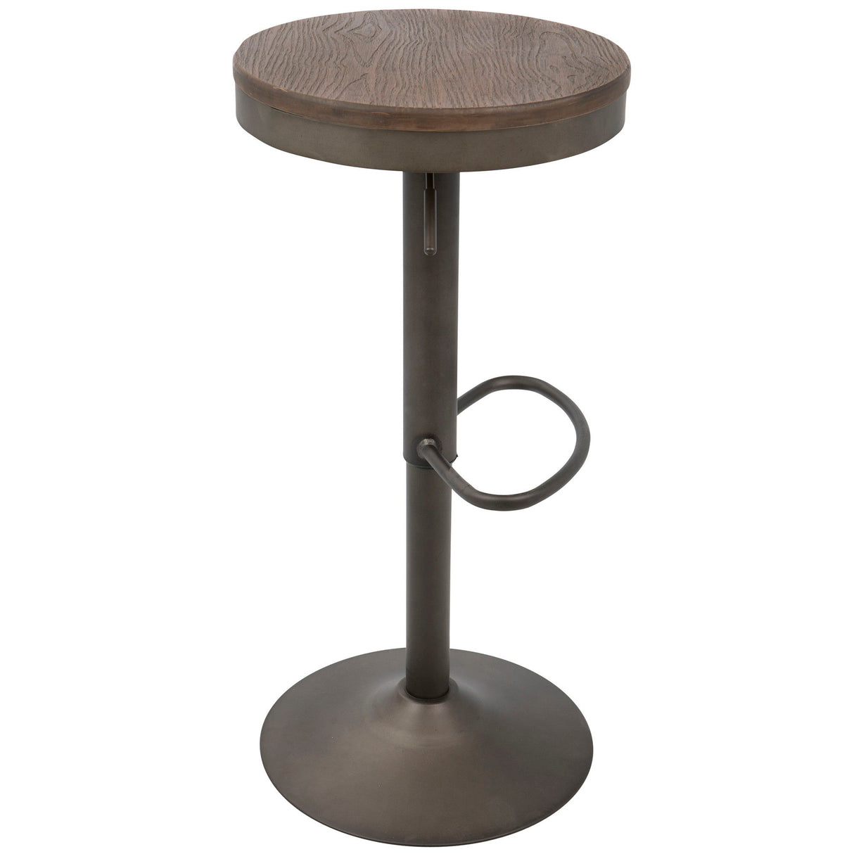 Dakota - Adjustable Barstool - Antique Metal