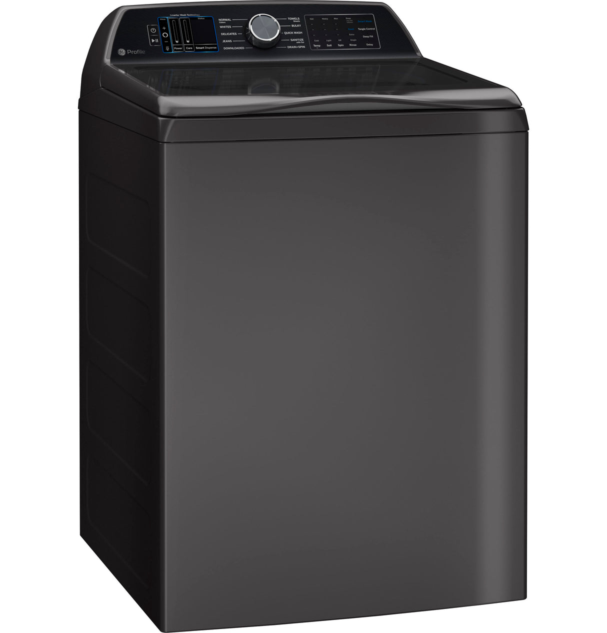 GE Profile(TM) ENERGY STAR(R) 5.3 cu. ft. Capacity Washer with Smarter Wash Technology and FlexDispense(TM) - (PTW905BPTDG)