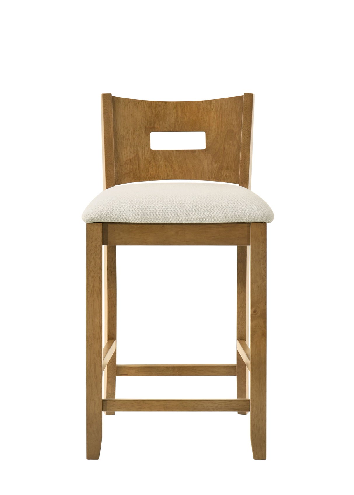 Ren - 26" Counter Height Rubberwood Barstool (Set of 2)