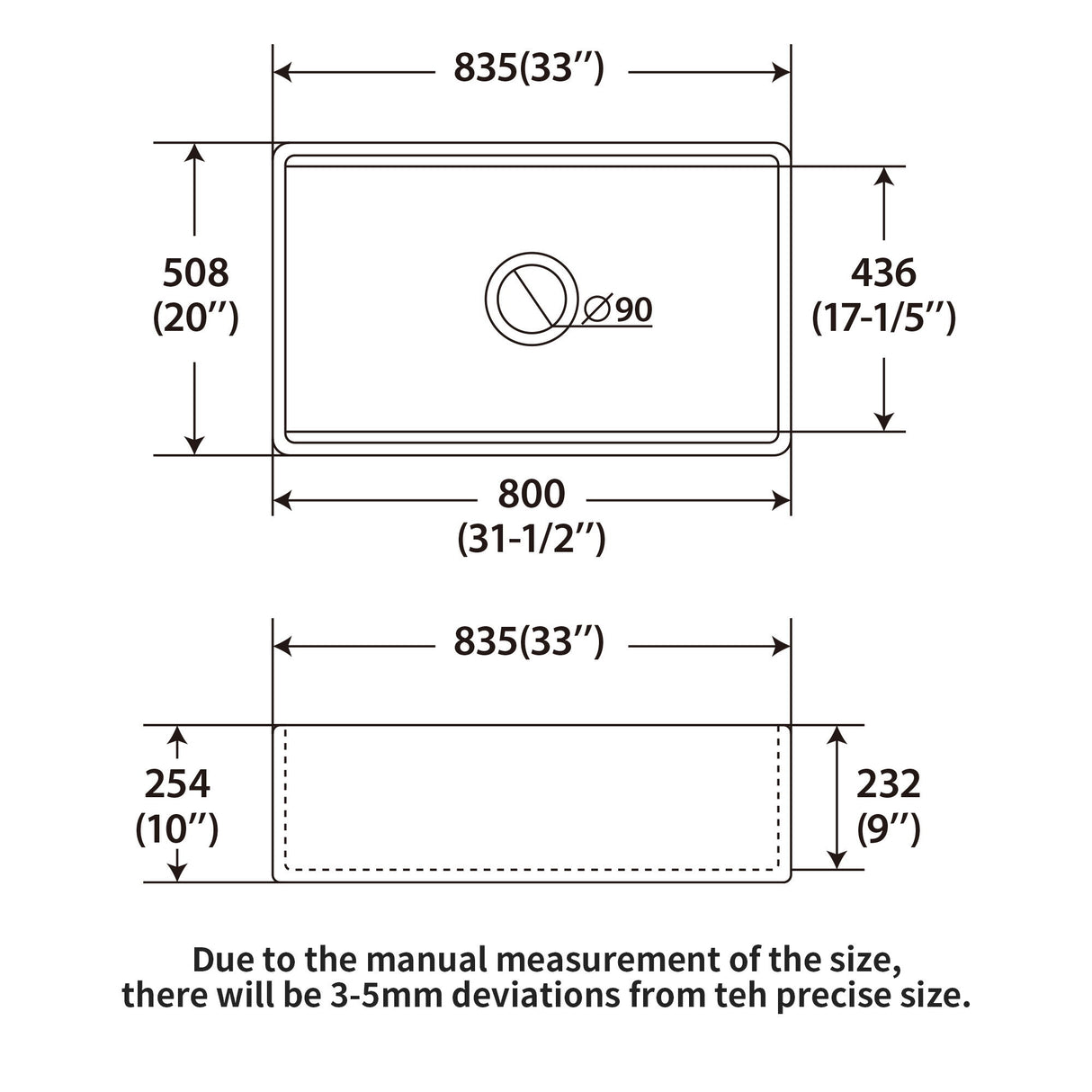 Farmhouse Sink Workstation, Ceramic Single Bowl With Accessories