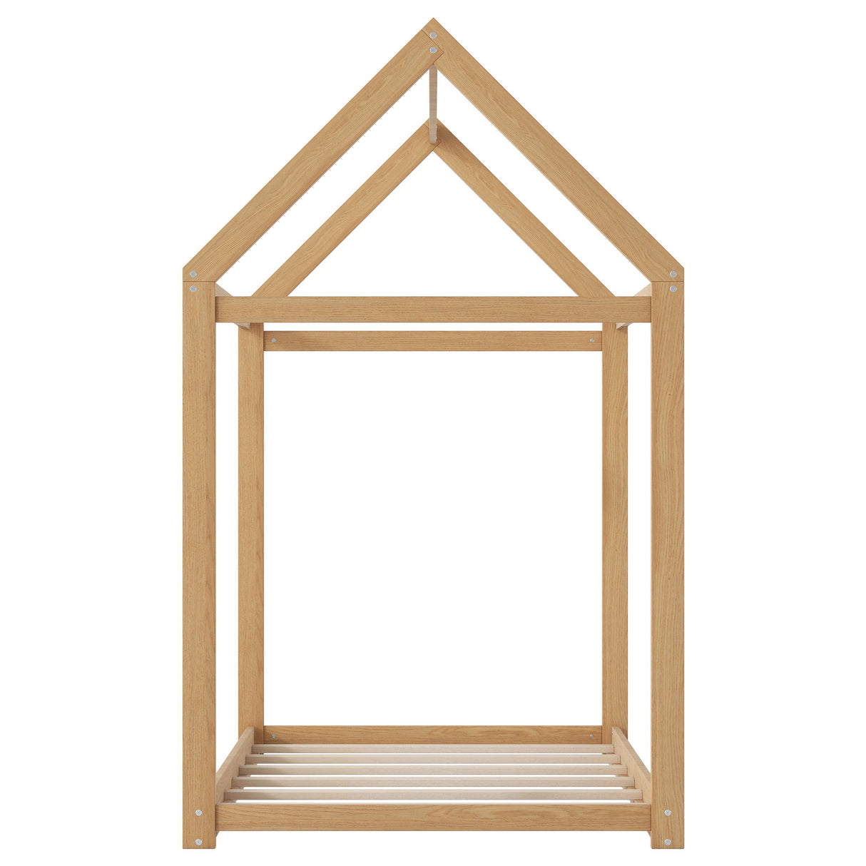 Wooden House Shaped Bed