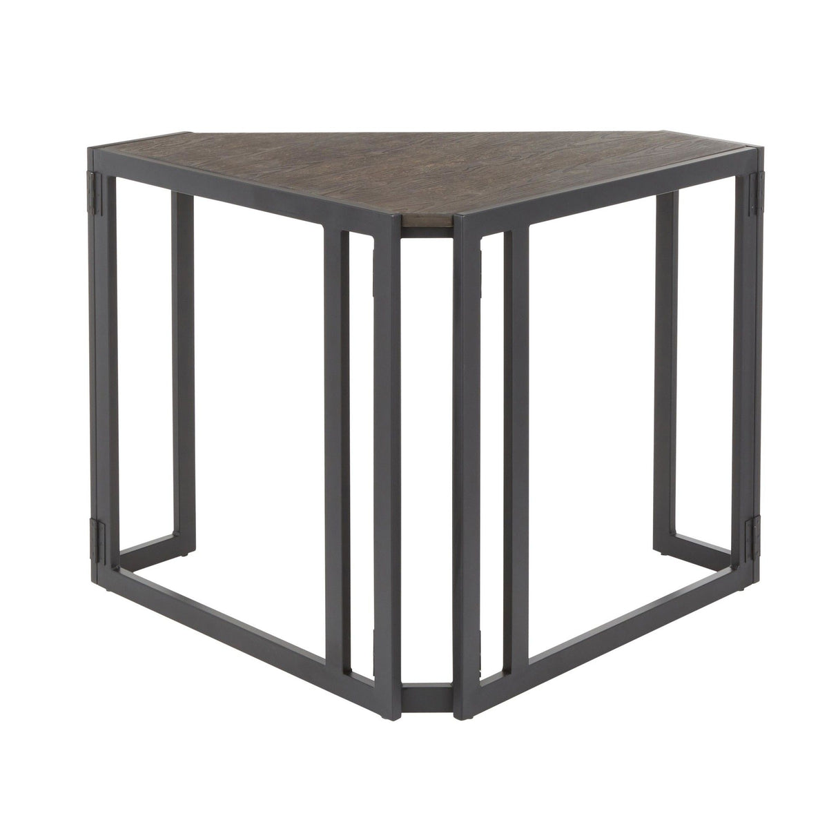 Roman - Corner Desk - Dark Brown