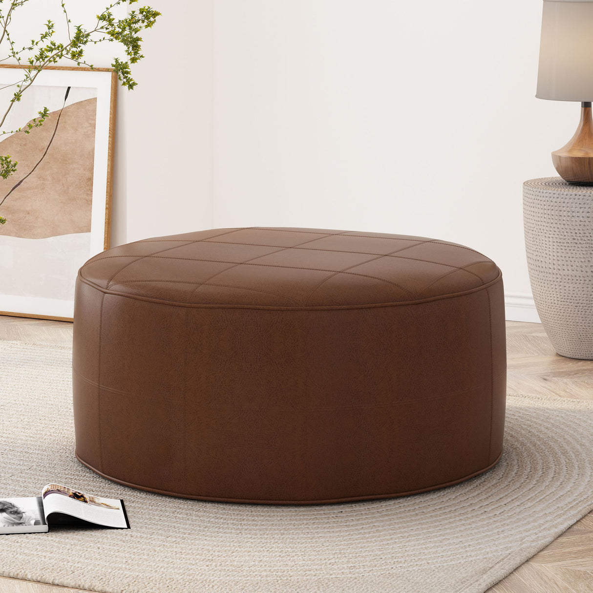 Rustic Style Ottoman