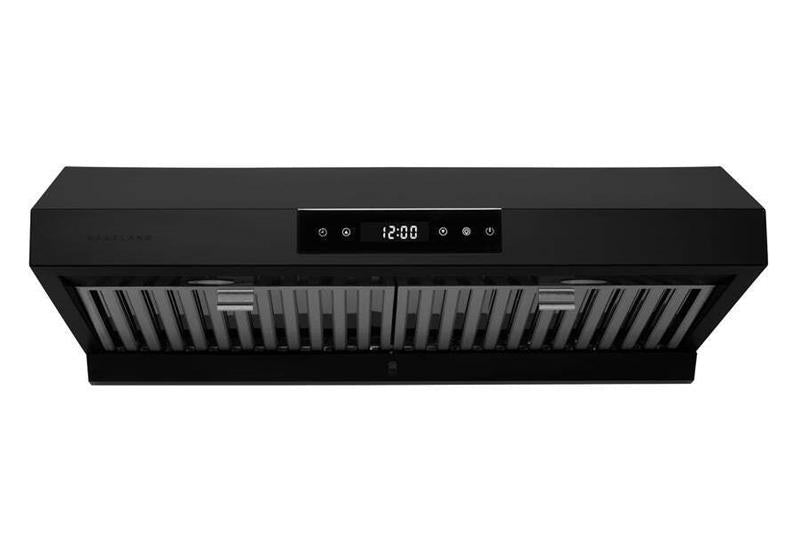 Hauslane Chef 30-in Ducted Matte Black Undercabinet Range Hood - (UCPS18BLK30)