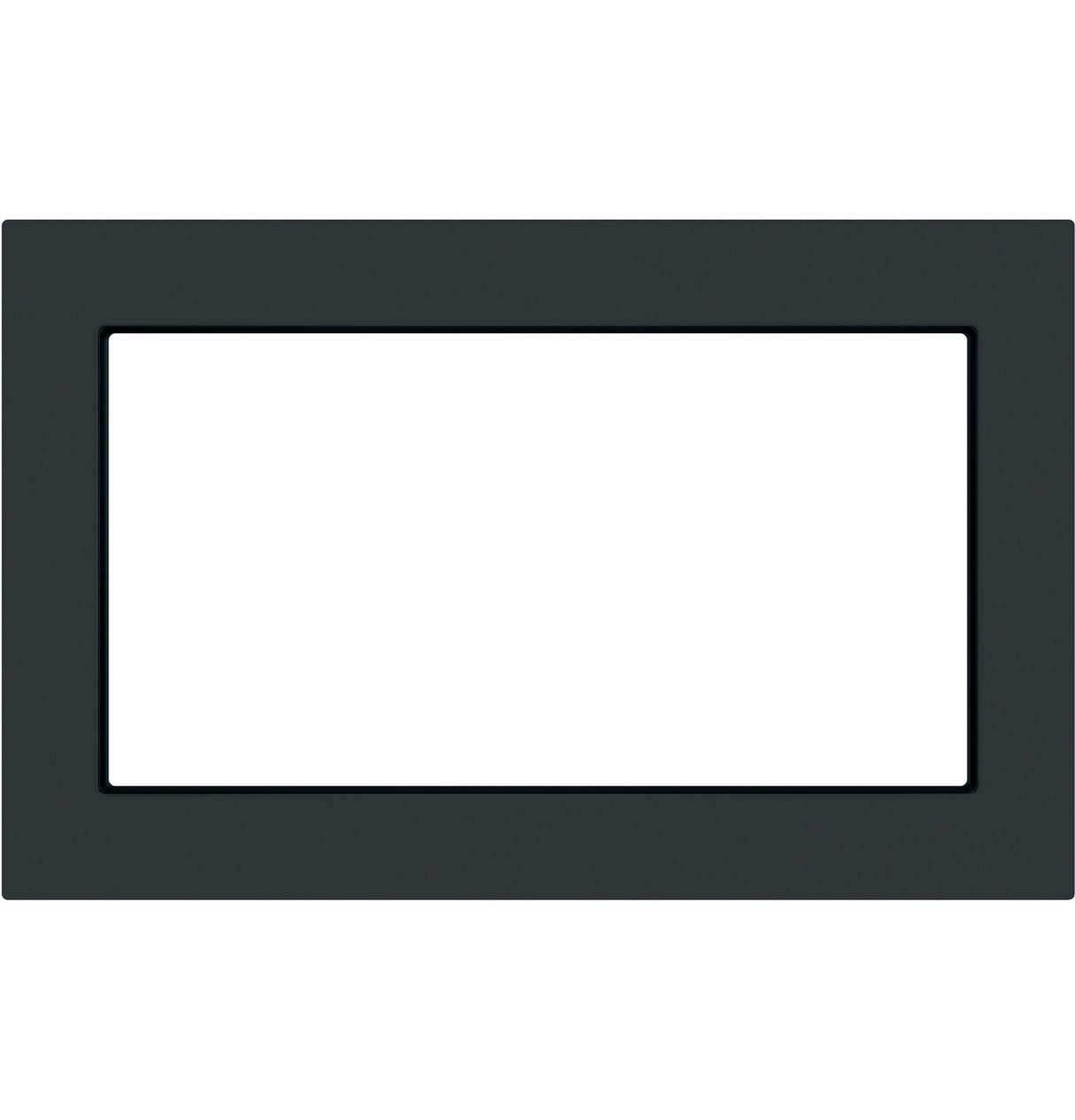 GE Profile JX7230FMDS 30 Inch Built-In Trim Kit Fingerprint Resistant Black Slate front view