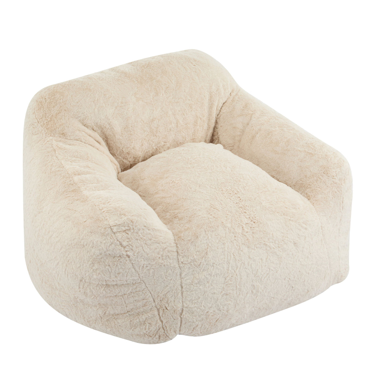 Auch - Indoor Armchair Style Bean Bag - Beige