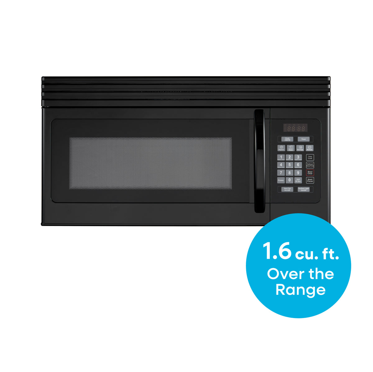 Element EM1601RQCB Over-the-Range Microwave - 1.6 cu. ft. capacity